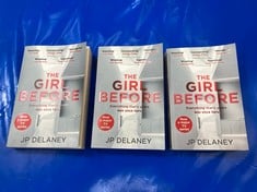 CAGE OF THE GIRL BEFORE BY JP DELANEY BOOK (RRP-£10 PER BOOK)- (CAGE NOT INCLUDED)