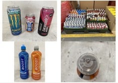 PALLET OF APPROX 120 X BEVERAGES TO INCLUDE BOOST ORANGE SPORTS DRINK BBE:FEB/26 (COLLECTION ONLY)