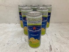 PALLET OF 100 X SANPELLEGRINO ITALIAN SPARKLING DRINKS POMPELO FLAVOUR 6 X 330ML - BBE: 11/2024 (COLLECTION ONLY)