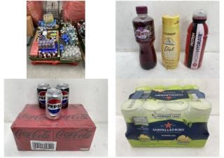 PALLET OF ASSORTED DRINKS TO INCLUDE QTY OF YAZOO CHOCOLATE FLAVOURED MILK DRINK 10 X 400ML - BBE: 03/2024 (COLLECTION ONLY)