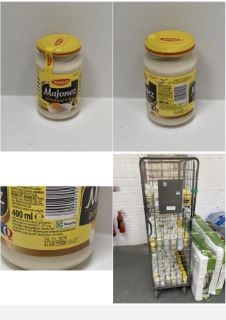 CAGE OF APPROX 180 X WINIARY DECORATIVE MAYONNAISE 400ML - BBE: 12/2024 (COLLECTION ONLY) (CAGE NOT INCLUDED)