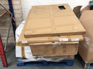 PALLET OF ASSORTED ITEMS TO INCLUDE NEWBY GARDEN ARMCHAIR LOUNGER