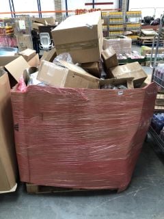 PALLET OF ASSORTED ITEMS TO INCLUDE BACKDROP STAND KIT