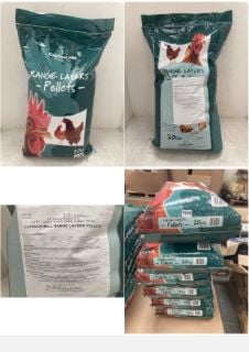 6 X COPDOCK MILL RANGE LAYERS PELLETS 20KG - BBE 15.08.24