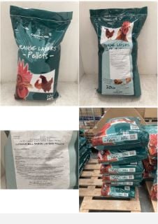 6 X COPDOCK MILL RANGE LAYERS PELLETS 20KG - BBE 15.08.24