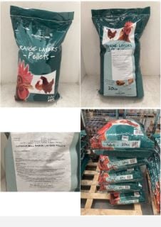 6 X COPDOCK MILL RANGE LAYERS PELLETS 20KG - BBE 15.08.24