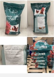 6 X COPDOCK MILL RANGE LAYERS PELLETS 20KG - BBE 15.08.24