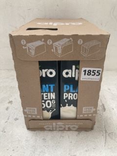 APPROX 38 X ALPRO PLANT PROTEIN 50G LONG LIFE DRINK 8 X 1L - BBE: 09/2024 - TOTAL LOT RRP £456 (COLLECTION ONLY)