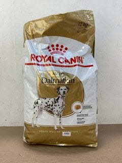 ROYAL CANIN ADULT DALMATIAN DRY DOG FOOD / 12KG - BBE: JUNE 2025: LOCATION - C12