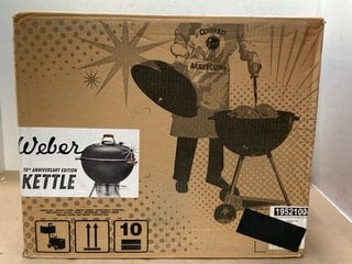 WEBER 70TH ANNIVERSARY EDITION KETTLE - CHARCOAL BBQ GRILL - RRP: 299.00: LOCATION - C13