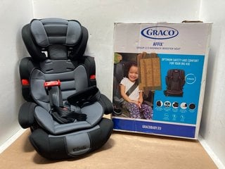 GRACO AFFIX HIGHBACK BOOSTER SEAT TO INCLUDE KIDOOLA CHILDRENS CAR SEAT: LOCATION - A2