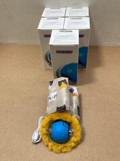 6 X PUHOHUN SMART CAT TOYS IN BLUE - COMBINED RRP £132: LOCATION - A4