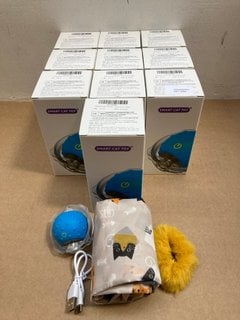 10 X PUHOHUN SMART CAT TOY IN BLUE - COMBINED RRP £220: LOCATION - A5