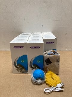 11 X PUHOHUN SMART CAT TOY IN BLUE - COMBINED RRP £242: LOCATION - A9