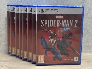 8 X SPIDER-MAN 2 GAME FOR PS5: LOCATION - A14