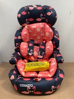 COSATTO ZOOMI GROUP 1 / 2 / 3 CAR SEAT IN PRETTY FLAMINGO DESIGN: LOCATION - B13