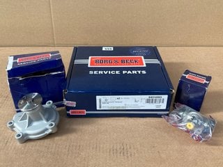 3 X BORG & BECK ASSORTED VEHICLE PARTS TO INCLUDE WHEEL CYLINDER - BBW1777 FORD: LOCATION - B8