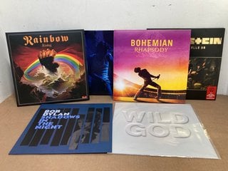 QTY OF VINYL RECORDS TO INCLUDE RAINBOW RISING: LOCATION - B6