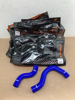 QTY OF MISHIMOTO HONDA CIVIC SI SILICONE RADIATOR HOSE KIT IN BLUE - MMHOSE-CIV-02SIBL - RRP £70 EACH: LOCATION - B4