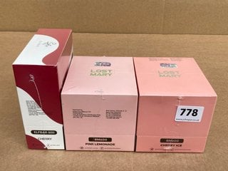 3 X BOX OF 10 VAPES TO INCLUDE ELFBAR 600+ PUFFS DISPOSABLE VAPES CHERRY (PLEASE NOTE: 18+YEARS ONLY. ID MAY BE REQUIRED): LOCATION - D0