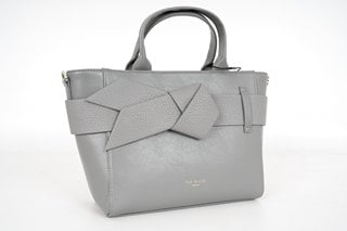 TED BAKER KNOT BOW CROSSBODY BAG IN GREY - RRP £119: LOCATION - FRONT BOOTH