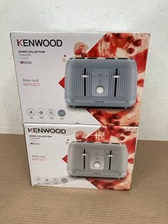 2 X KENWOOD DUSK COLLECTION 4-SLICE TOASTERS: LOCATION - C3