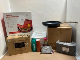 QTY OF HOUSEHOLD ITEMS TO INCLUDE MISTERCHEF ELECTRIC PIZZA MAKER PRO: LOCATION - A0