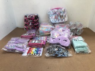 QTY OF KIDS ITEMS TO INCLUDE CLAIRE'S 24 PRESS IN FAUX NAILS: LOCATION - C6