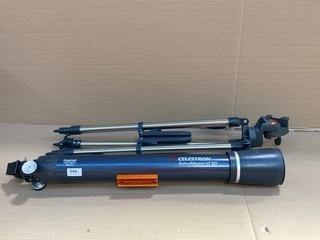 CELESTRON ASTROMASTER LT60 REFRACTOR TELESCOPE WITH TRIPOD - MODEL: 21073: LOCATION - C12