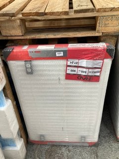 K-RAD DOUBLE COMPACT RADIATOR 900 X 600MM RRP £205: LOCATION - ISLAND D7