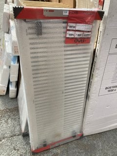 K-RAD SINGLE COMPACT RADIATOR 1400 X 600MM RRP £230: LOCATION - ISLAND D7