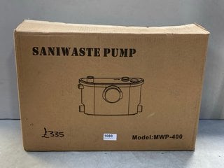 SANIWASTE MACERATOR MODEL MWP-400 RRP £335: LOCATION - R3