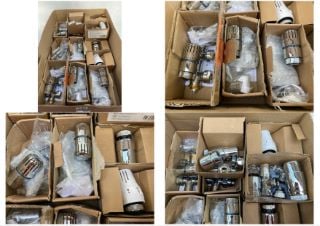 QTY OF ASSORTED RADIATOR VALVES AND H VALVES APPROX RRP £400: LOCATION - R1