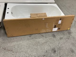 1500 X 700MM SINGLE 2TH STEEL BATH WITH A WHITE BATH SIDE PANEL RRP £369: LOCATION - C4