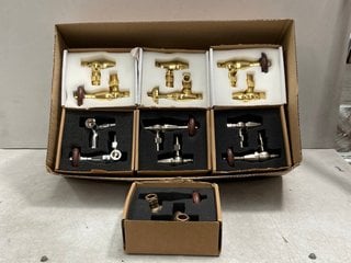 QTY OF ASSORTED TRADITIONAL TRV VALVES WITH LOCKSHIELDS APPROX RRP £1000: LOCATION - R2