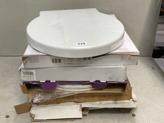 QTY OF ASSORTED TOILET SEATS RRP £250: LOCATION - R2