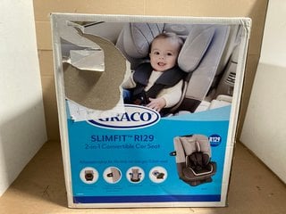 GRACO SLIMFIT R129 2-IN-1 CONVERTIBLE CAR SEAT: LOCATION - WH6