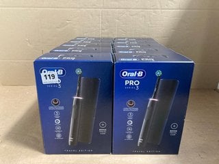 10 X ORAL-B PRO SERIES 3 ELECTRIC TOOTHBRUSHES: LOCATION - WH6