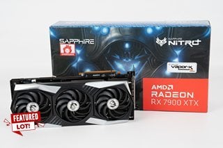 SAPPHIRE NITRO VAPOR-X EDITION AMD RADEON RX 7900 XTX GDDR6 24GB DUAL HDMI/DUAL DP GRAPHICS CARD - MODEL VGA6859 - RRP £989: LOCATION - BOOTH