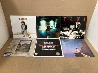 6 X ASSORTED VINYL ALBUMS TO INCLUDE T-REX GOLD: LOCATION - H6