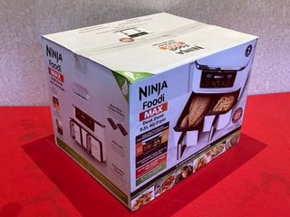 NINJA FOODI MAX DUAL-ZONE 9.5 LITRE AIR FRYER IN WHITE(SEALED) - MODEL AF400UKWH - RRP £229: LOCATION - BOOTH