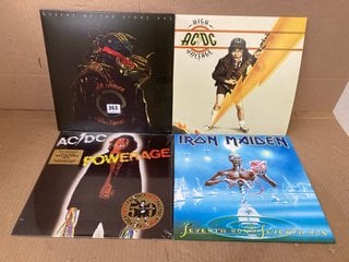 4 X ASSORTED HEAVY METAL ROCK ALBUMS TO INCLUDE VOLTAGE BY ACDC: LOCATION - H6