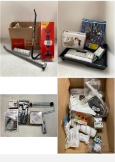 QTY OF ASSORTED TOOLS & ACCESSORIES TO INCLUDE ROUGHNECK 24" WRECKING BAR & AMTECH DRAIN PLUNGER: LOCATION - WH1