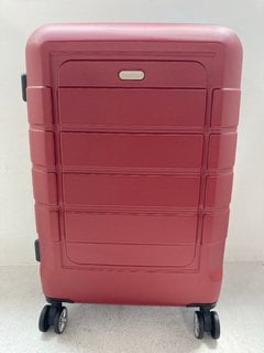 SHOWKOO 24" SUITCASE IN RED WINE: LOCATION - WH1