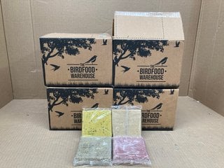 4 X BOXES OF THE BIRD FOOD WAREHOUSE SUET BLOCKS: LOCATION - F16