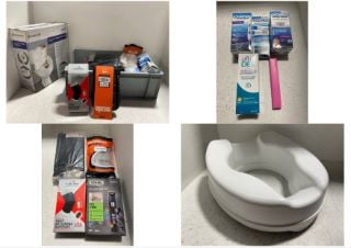 QTY OF ASSORTED HEALTH CARE ITEMS TO INCLUDE VULKAN CLASSIC HEAT RETAINING KNEE SUPPORT & CLEARBLUE PREGNANCY TESTS: LOCATION - WH3