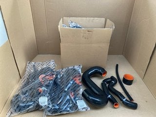 6 X MISHIMOTO 4033BK 01-07 SUBARU WRX AND STI TMIC SILICONE HOSES IN BLACK - COMBINED RRP £780.00: LOCATION - F11