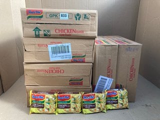 6 X 40 PACK BOXES OF INDOMIE CHICKEN FLAVOUR INSTANT NOODLES: LOCATION - F10