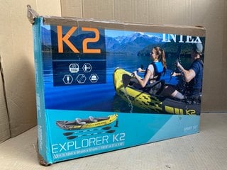 INTEX K2 EXPLORER KAYAK IN YELLOW: LOCATION - F9