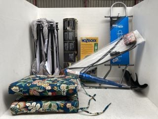 QTY OF ASSORTED ITEMS TO INCLUDE HOZELOCK PORTA SHOWER: LOCATION - F8